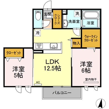 フィロスⅡの物件間取画像